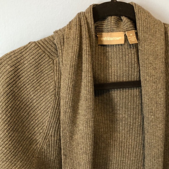 Dark Grey Long Cardigan - Picture 2 of 3